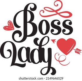 Boss lady svg