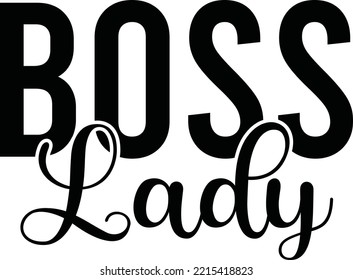 Boss lady vector file, CEO svg design svg