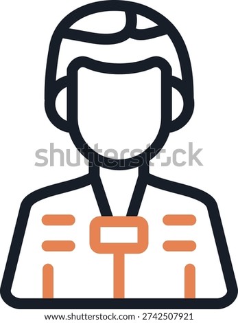 Boss Line Due Icon Design