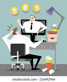 Boss in the office 