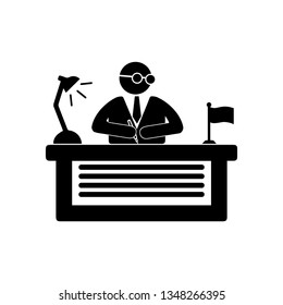 boss in office icon