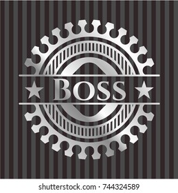 Boss silvery emblem