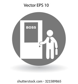 Boss vector icon