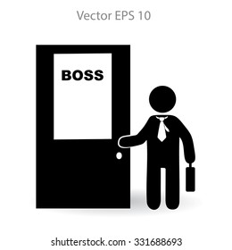 Boss vector icon