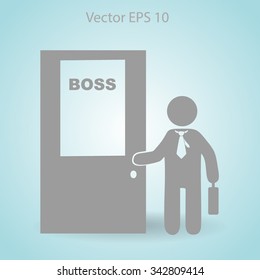 Boss vector icon