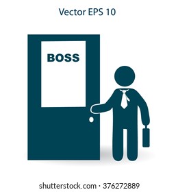 Boss vector icon