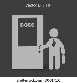 Boss vector icon