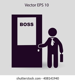 Boss vector icon