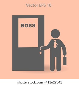 Boss vector icon