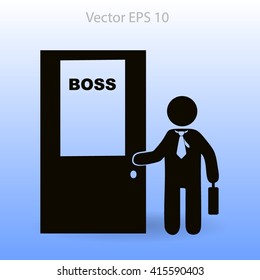 Boss vector icon