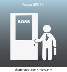 Boss vector icon