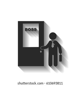 Boss vector icon