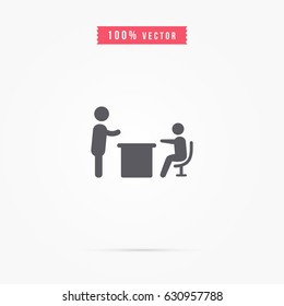 boss and worker icon