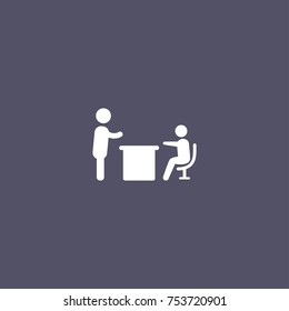boss and worker icon