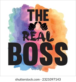 Bosses Day T-shirt design, SVG Design