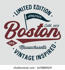 Boston Athletics - Design for Printing