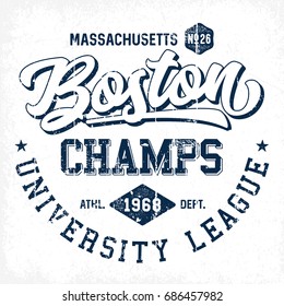 Boston Champs - Tee Design For Print