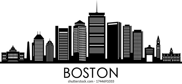 3,138 Boston silhouette Images, Stock Photos & Vectors | Shutterstock