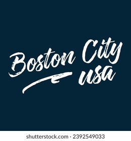 Boston City typography jersey design. Editable baseball jersey design vector. 