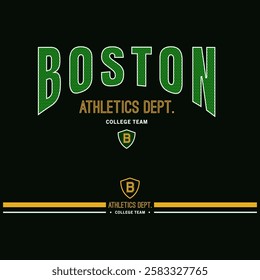 Boston College  typography  slogan print for tee t shirt or sweatshirt.