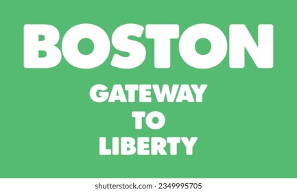  'Boston: Gateway to Liberty'
This exclusive custom font design, symbolizing the city's historical significance as a gateway to freedom, is perfect for a wide range of creative projects, from posters