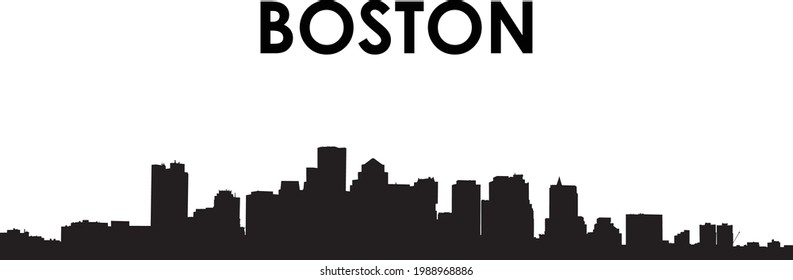 Boston Landscape city vector design