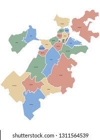 Boston neighborhoods map