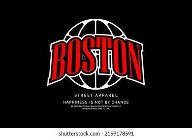 Boston streetwear Graphic Design ideas customize design templates typography design