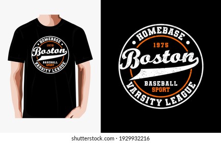 

Boston,baseball sport typography emblem, t-shirt stamp graphics, vintage tee print, athletic apparel design
