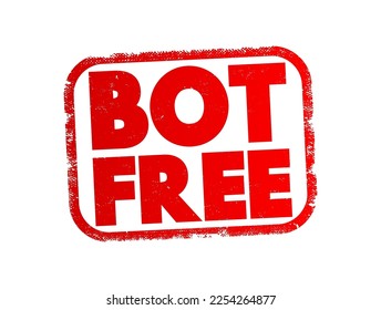 Bot Free-Textstempel, Concept-Hintergrund
