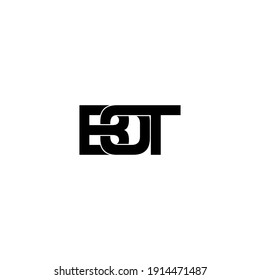 diseño original del logotipo del monograma de la letra bot