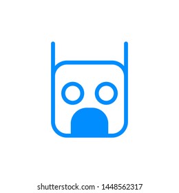 Bot logo template vector icon design