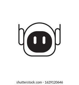 Bot logo template vector icon design