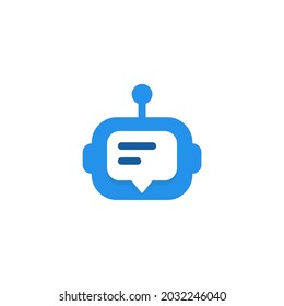 bot message logo concept, atutomatic chat