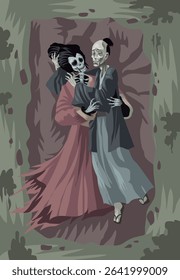 botan doro japanese folklore ghost myth