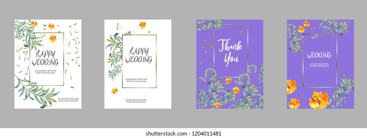 Botanic card with monstera leaf, flowers. Spring ornament concept. Floral poster, invite. Vector layout decorative greeting card or invitation design background. Hand drawn illustration