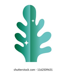 botanic cute leaf natural style