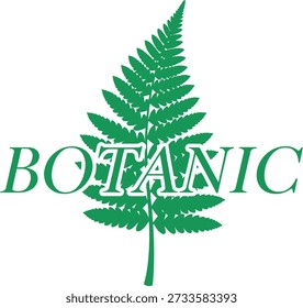 Botanic leaf typography t-shirt design vector illustration for nature lovers environmental protection outdoor hobby and green eco projects on transparent background.