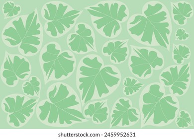 botanic seamless pattern with exotic flowers and leaves, hand drawn background. floral pattern. Tile with tropical leaf