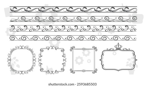 Botanic set of detailed various flowers and brunch. Luxury vintage floral collection for wedding invitation, wallpaper art or save the date card. Botanical vector illustration