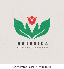 Botanica Logo business vector