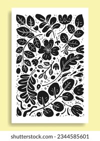 botanical art, suitable for wall art, book covers, book marks or thanks cards