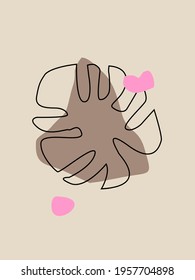 botanical art vector for wall decor