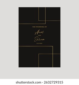 Botanical arts, and black background  Hand drawn continuous line drawing of abstract flowers, floral, rose, tropical leaves, spring and autumn leaf, bouquet of olives invitation card