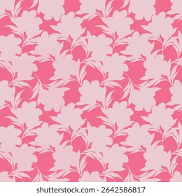 Botanical Beauty: Seamless Pattern of Exotic and Colorful Flowers