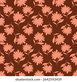 Botanical Beauty: Seamless Pattern of Exotic and Colorful Flowers