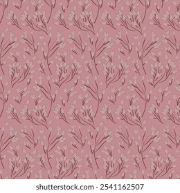 Botanical Bliss seamless vector pattern
