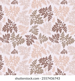 Botanical bliss seamless vector pattern