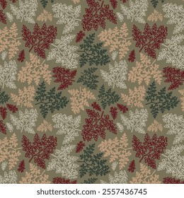 Botanical bliss seamless vector pattern