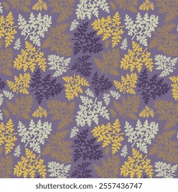 Botanical bliss seamless vector pattern